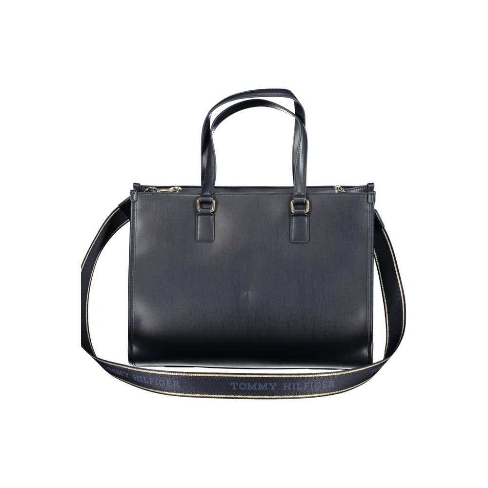 Sac Tommy Hilfiger en polyuréthane bleu pour femme