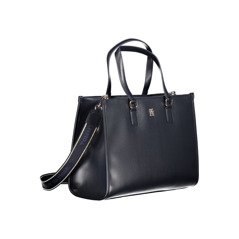 Sac Tommy Hilfiger en polyuréthane bleu pour femme