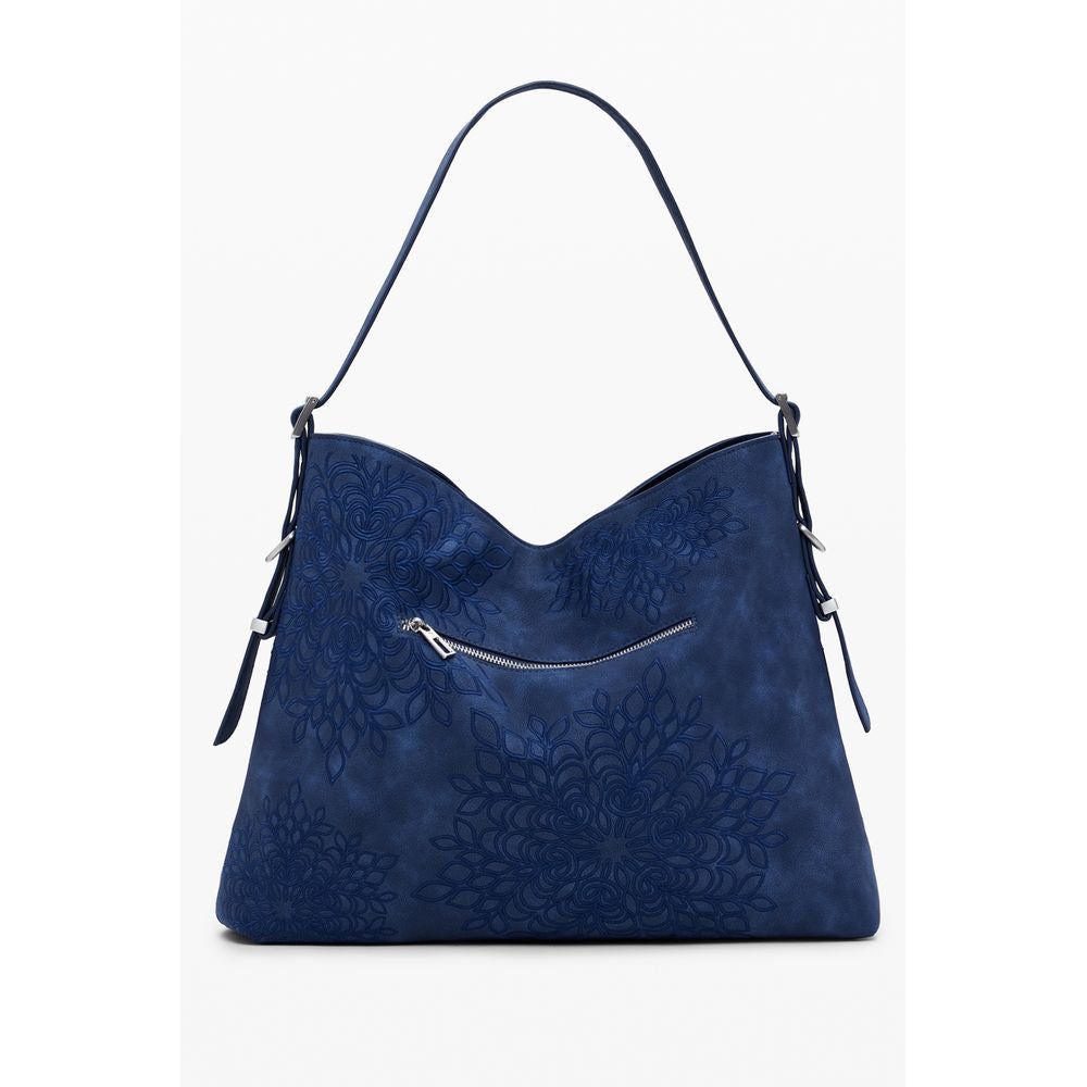 Sac à bandoulière Desigual en polyuréthane bleu pour femme