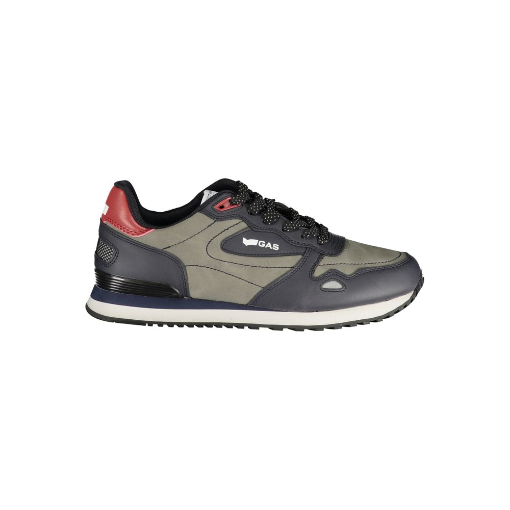 Baskets bleues en polyester pour homme