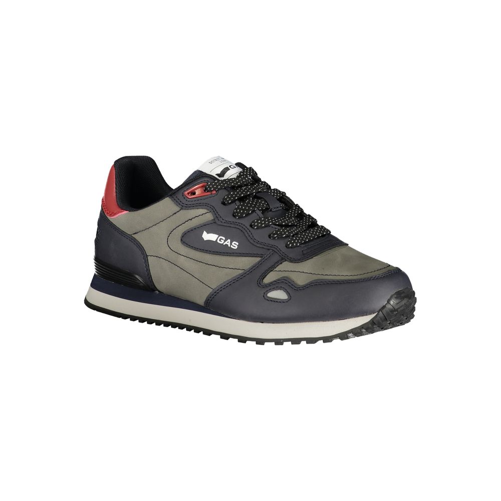 Baskets bleues en polyester pour homme