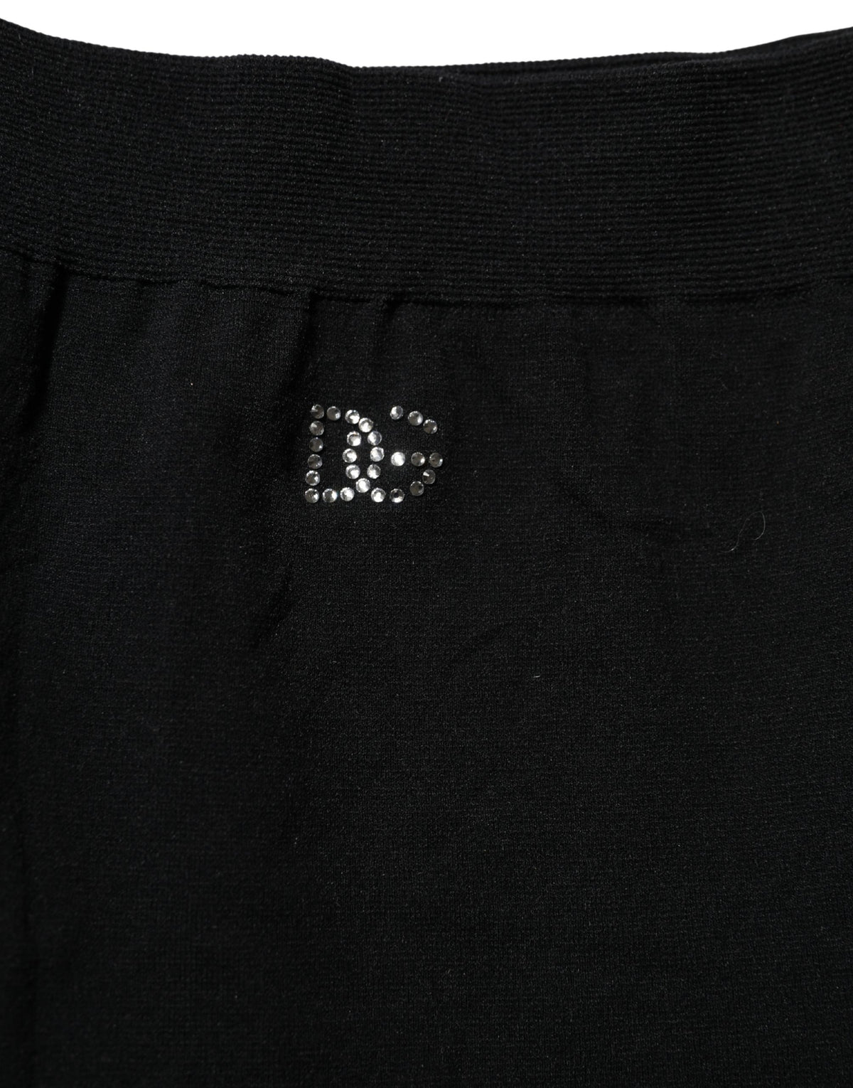 Dolce & Gabbana Collants Rayés Noirs Bas Chaussettes
