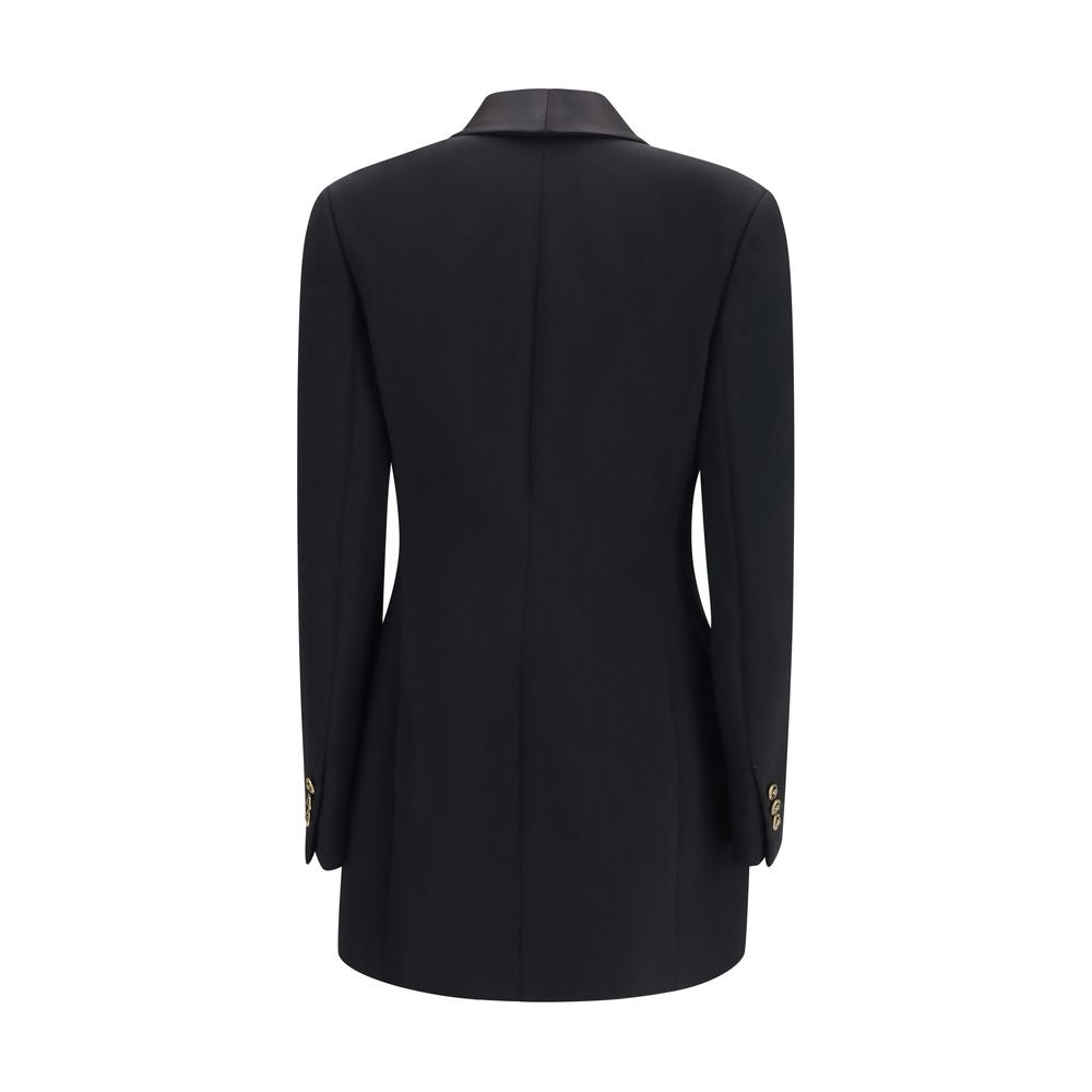 Blazer en laine noire Oves Aries Versace