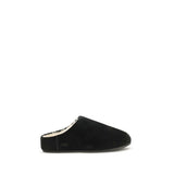 Mules UGG en cuir noir
