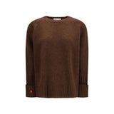 Sweat-shirt en laine marron Oves Aries Tory Burch