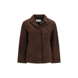 Veste en chèvre marron Tory Burch