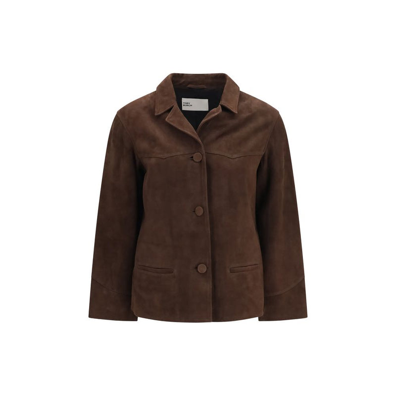 Tory Burch Brown Goatskin Jacket