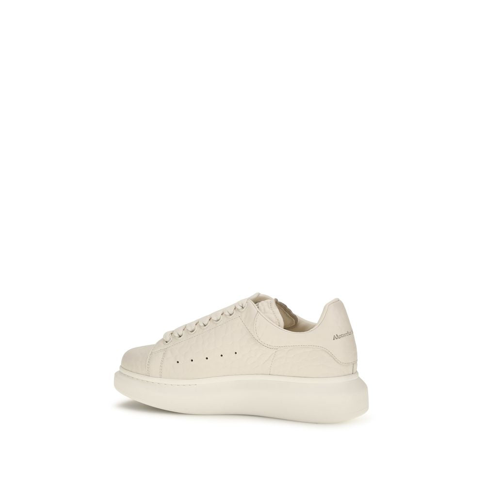 Baskets épaisses Alexander McQueen en cuir de veau blanc Bos Taurus