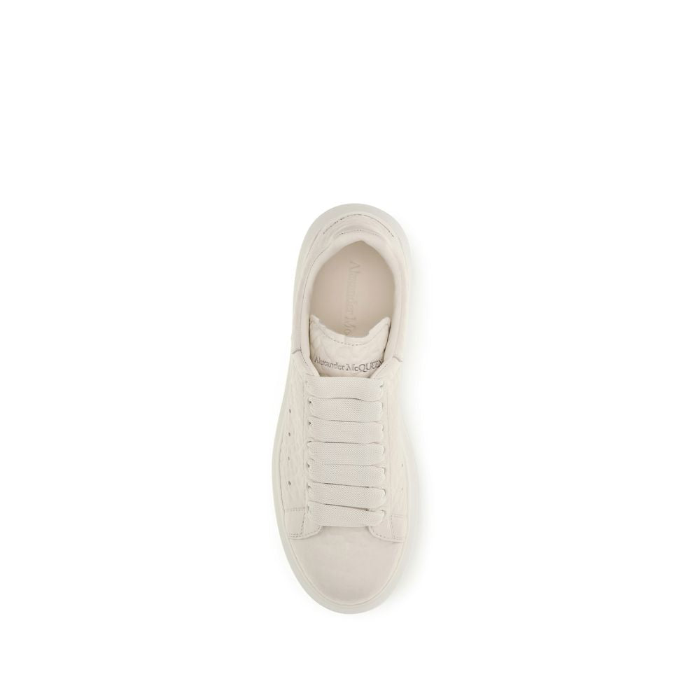 Baskets épaisses Alexander McQueen en cuir de veau blanc Bos Taurus