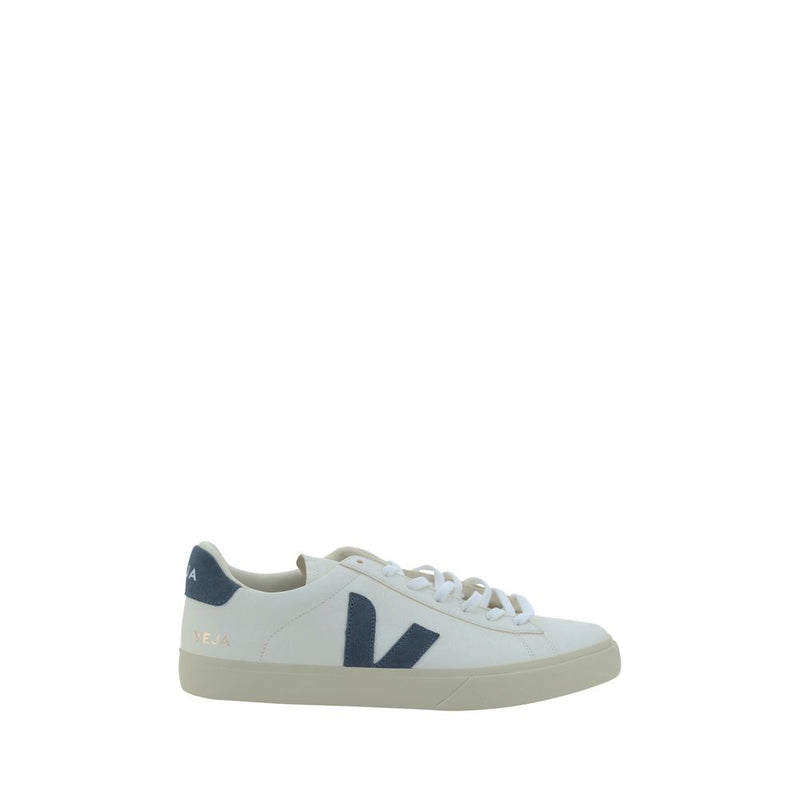Veja White Calf Leather Bos Taurus Sneakers