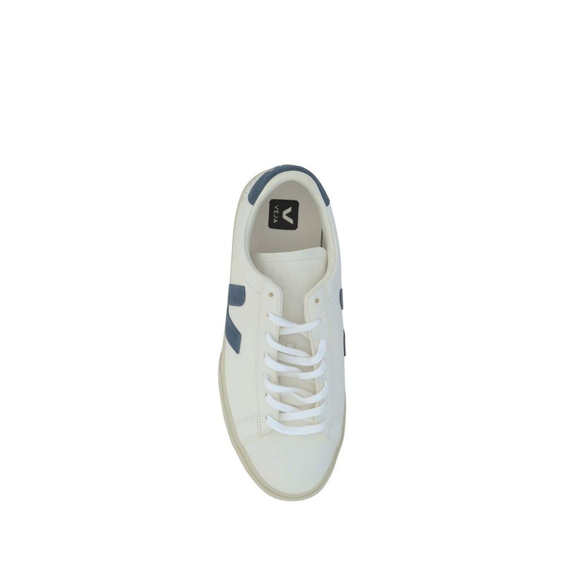 Veja White Calf Leather Bos Taurus Sneakers