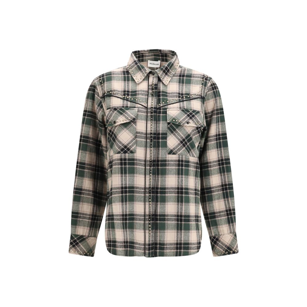 Chemise en coton à motif bicolore P.A.R.O.S.H.
