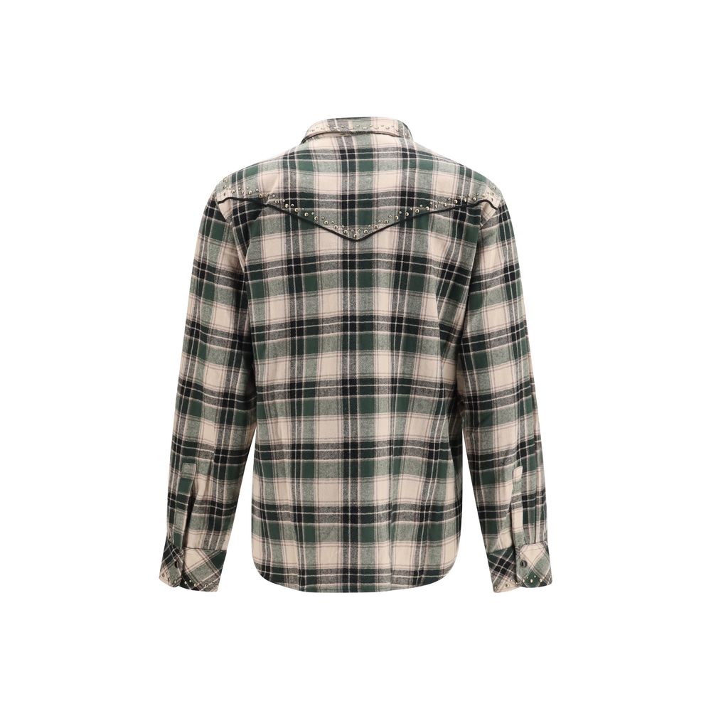 Chemise en coton à motif bicolore P.A.R.O.S.H.