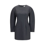 Robe décontractée P.A.R.O.S.H. Oves Aries en laine grise