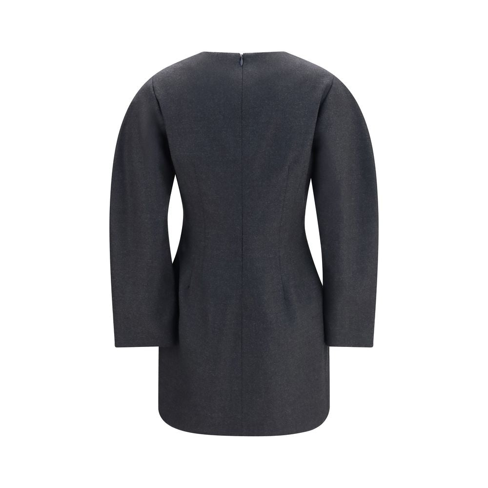Robe décontractée P.A.R.O.S.H. Oves Aries en laine grise
