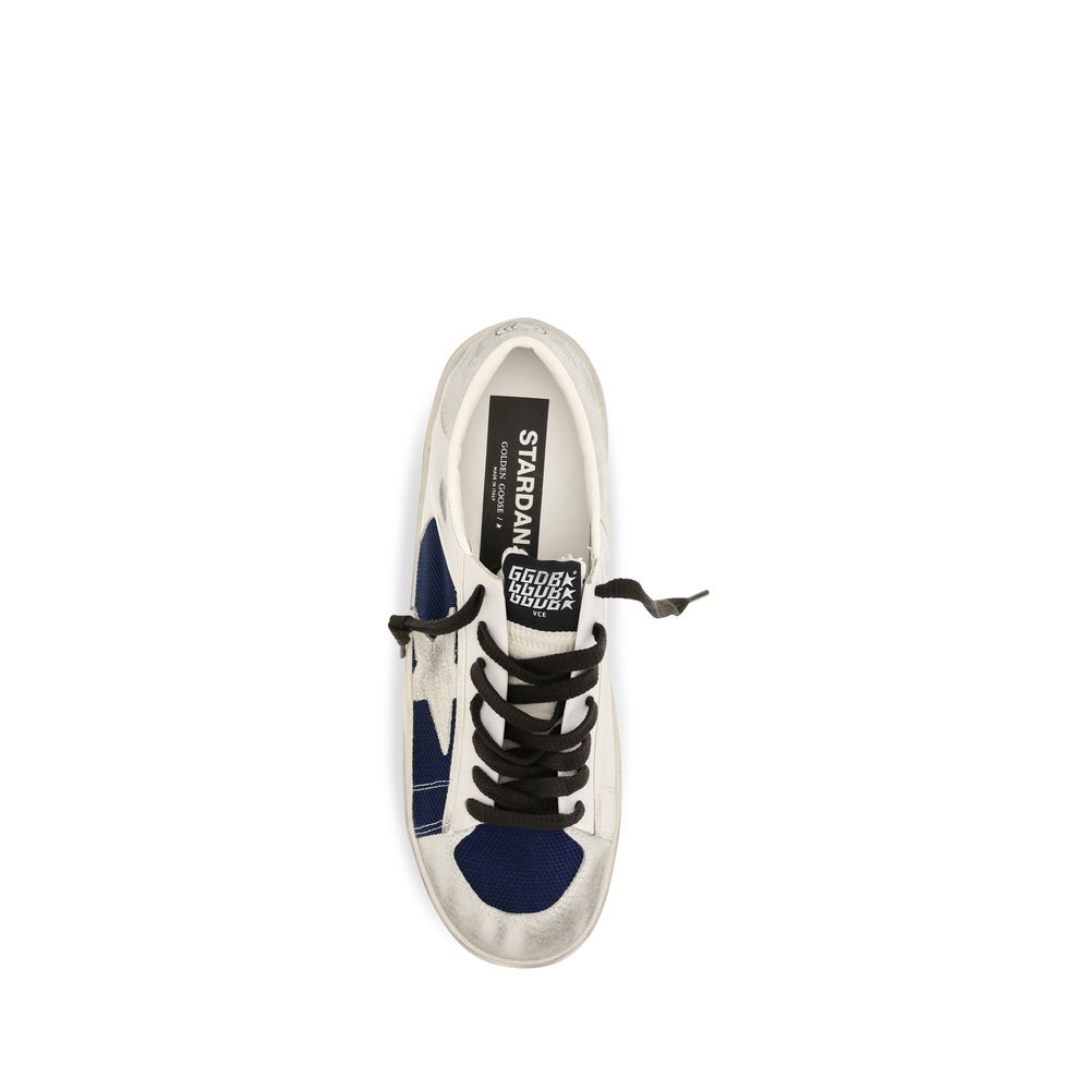 Baskets basses Golden Goose en cuir de veau gris Bos Taurus