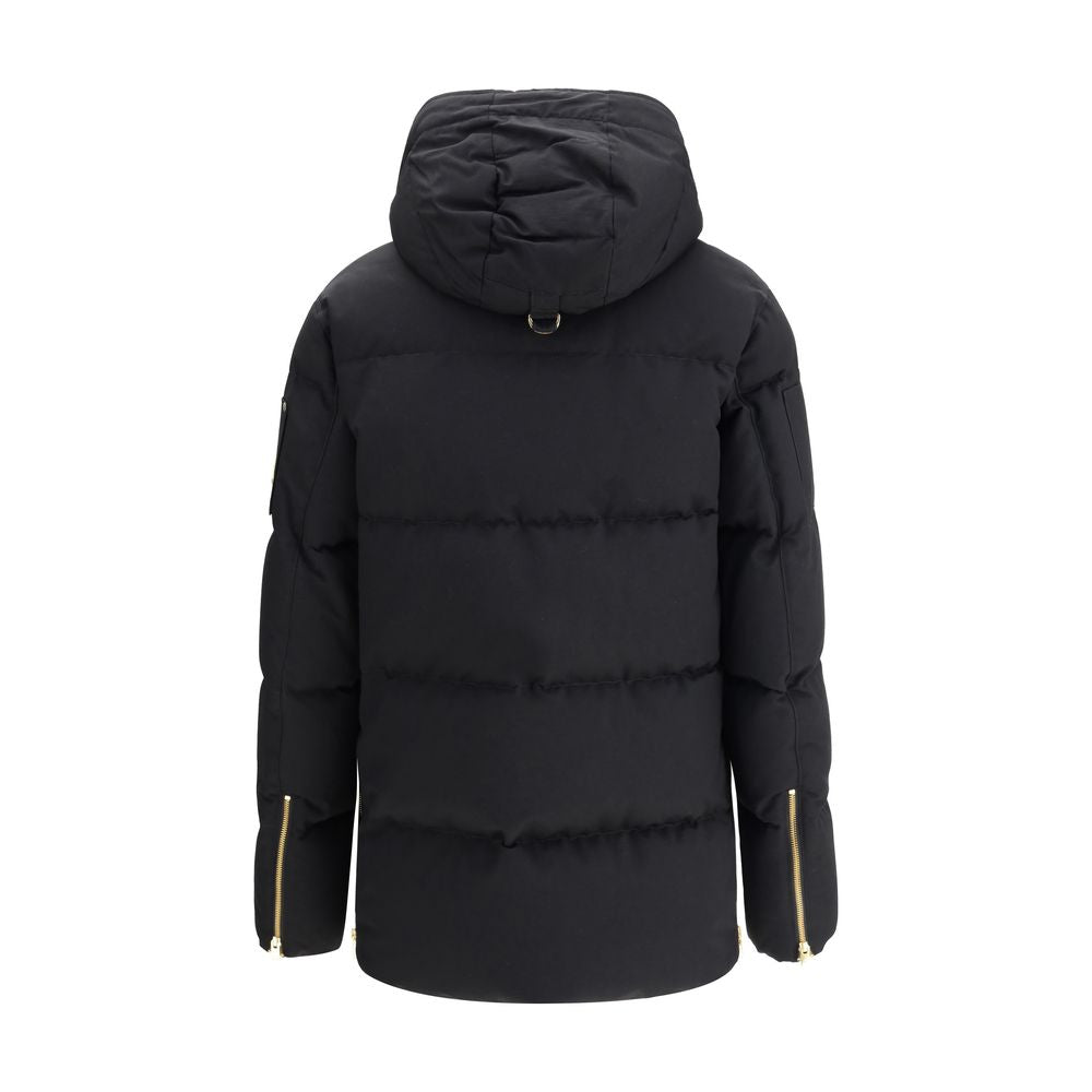 Moose Knuckles Manteau en coton noir