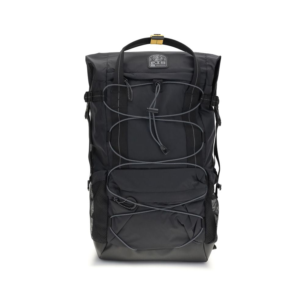 Sac à dos en nylon noir Parajumpers