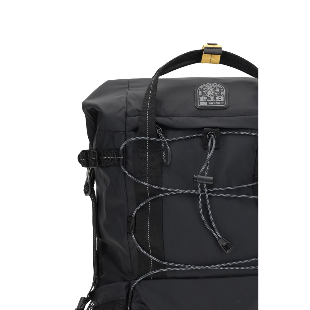 Sac à dos en nylon noir Parajumpers