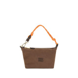 Sac à bandoulière en coton marron Miu Miu