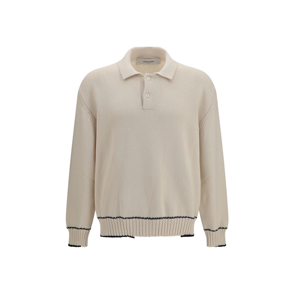 Chemise Golden Goose en coton beige