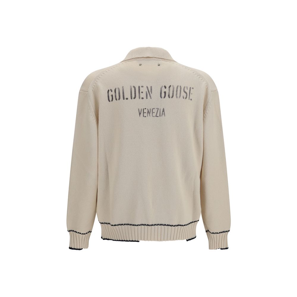 Chemise Golden Goose en coton beige