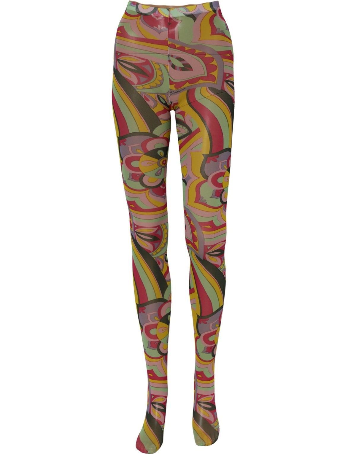 Collants et chaussettes Dolce & Gabbana à imprimé floral multicolore