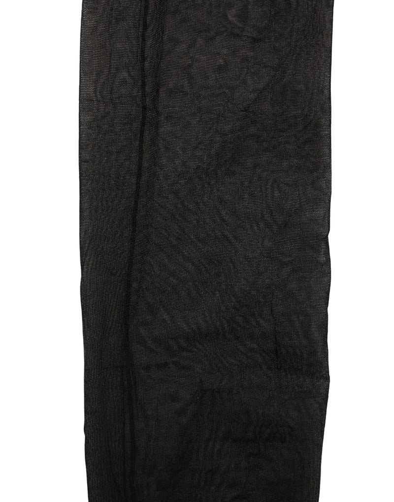 Dolce & Gabbana Black Nylon Tights Stocking Pantyhose Socks