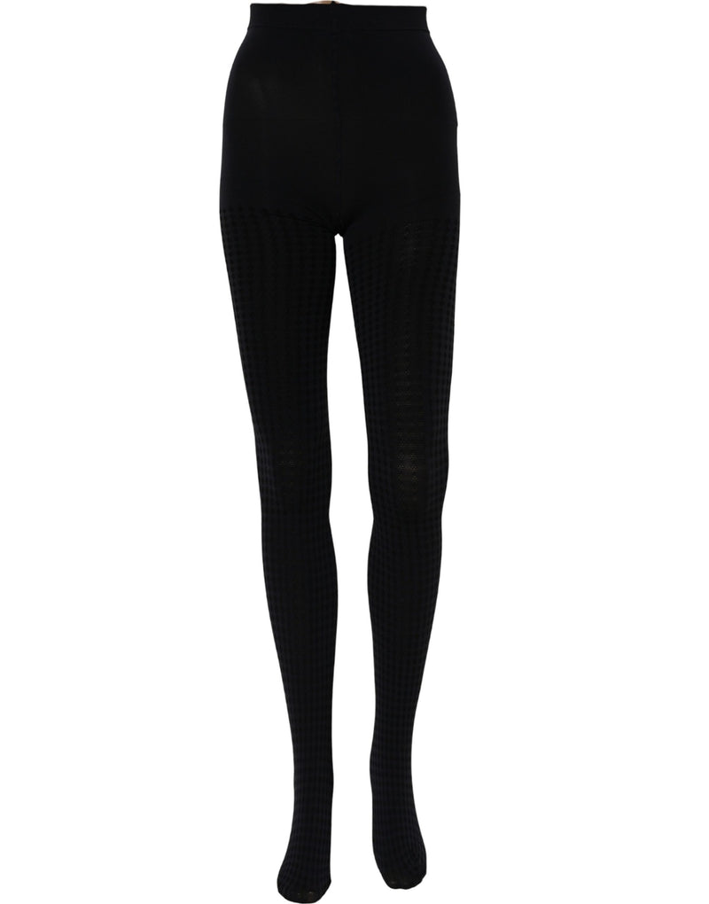 Dolce & Gabbana Black Nylon Tights Stocking Pantyhose Socks