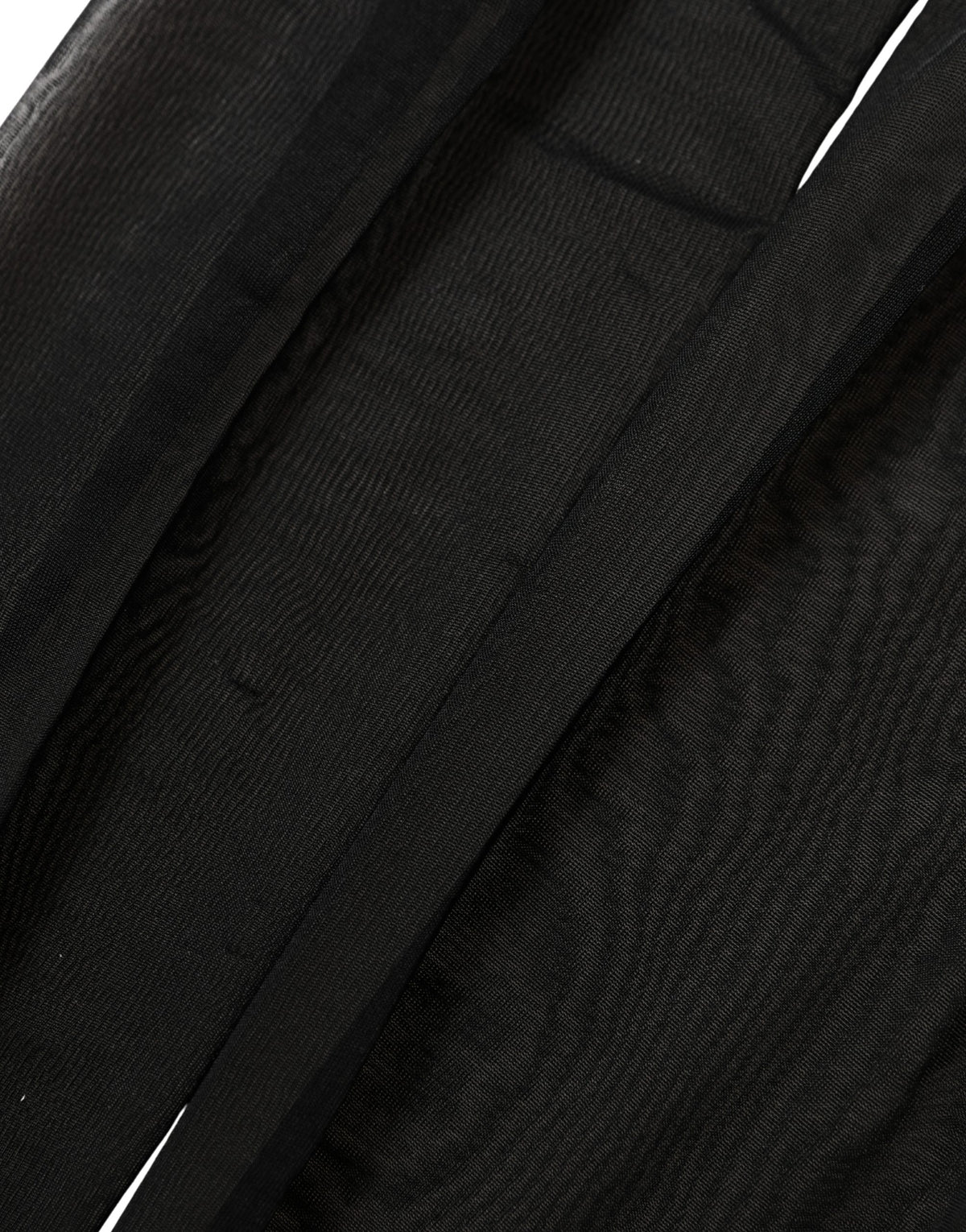 Collant voile noir en nylon Dolce & Gabbana