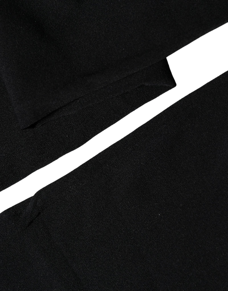 Dolce & Gabbana Black 100% Nylon Thigh High Stockings Socks