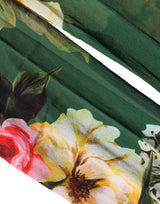 Collants en résille florale rouge Dolce & Gabbana