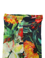 Collants semi-transparents Dolce & Gabbana à motif floral noir