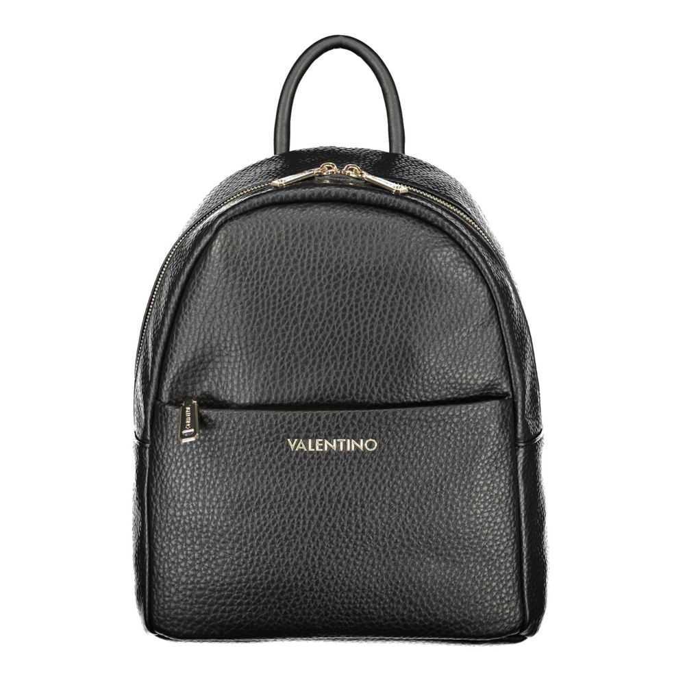 Sac à dos femme en polyuréthane noir Mario Valentino