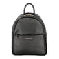 Mario Valentino Black Polyurethane Women's Backpack