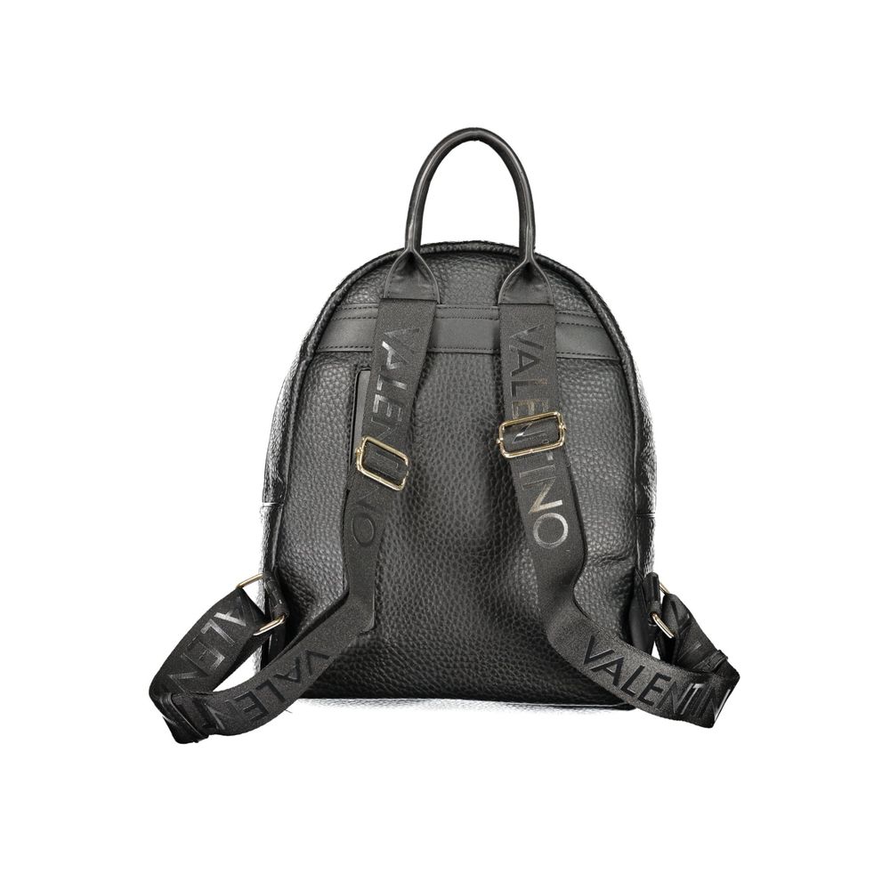 Sac à dos femme en polyuréthane noir Mario Valentino