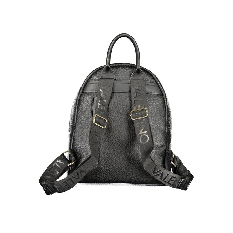Mario Valentino Black Polyurethane Women's Backpack