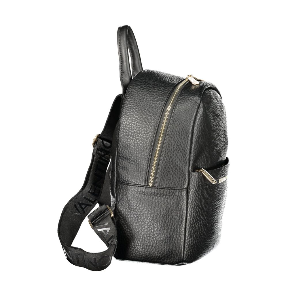 Sac à dos femme en polyuréthane noir Mario Valentino