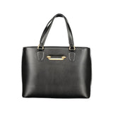 Mario Valentino Black Polyurethane Women's Bag