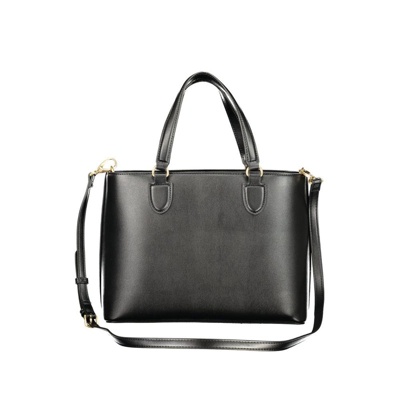 Mario Valentino Black Polyurethane Women's Bag