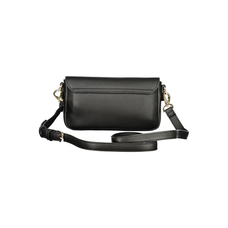 Mario Valentino Black Polyurethane Women's Bag