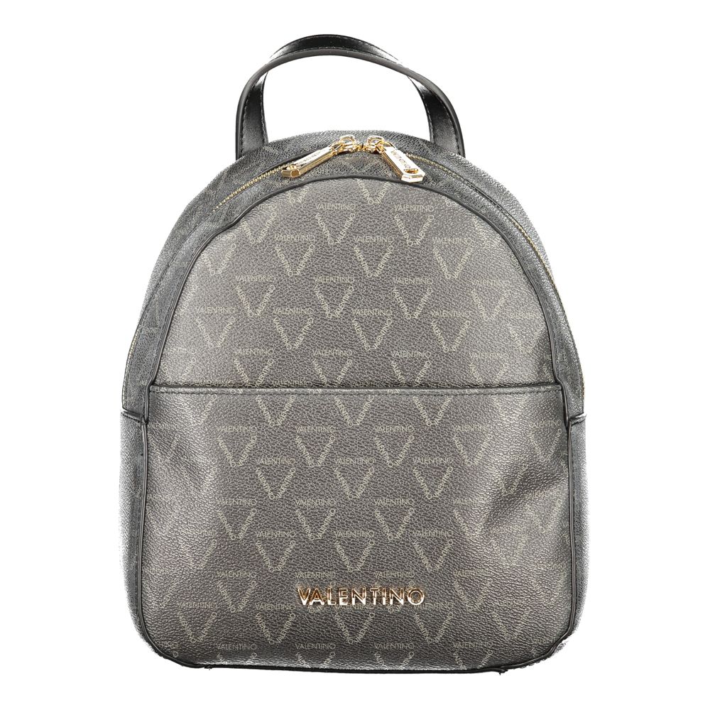 Sac à dos femme en polyuréthane noir Mario Valentino