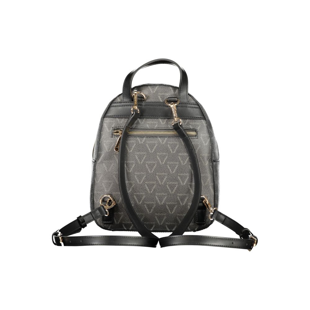 Sac à dos femme en polyuréthane noir Mario Valentino