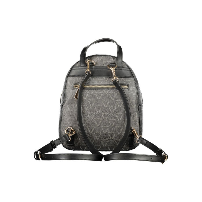 Mario Valentino Black Polyurethane Women's Backpack