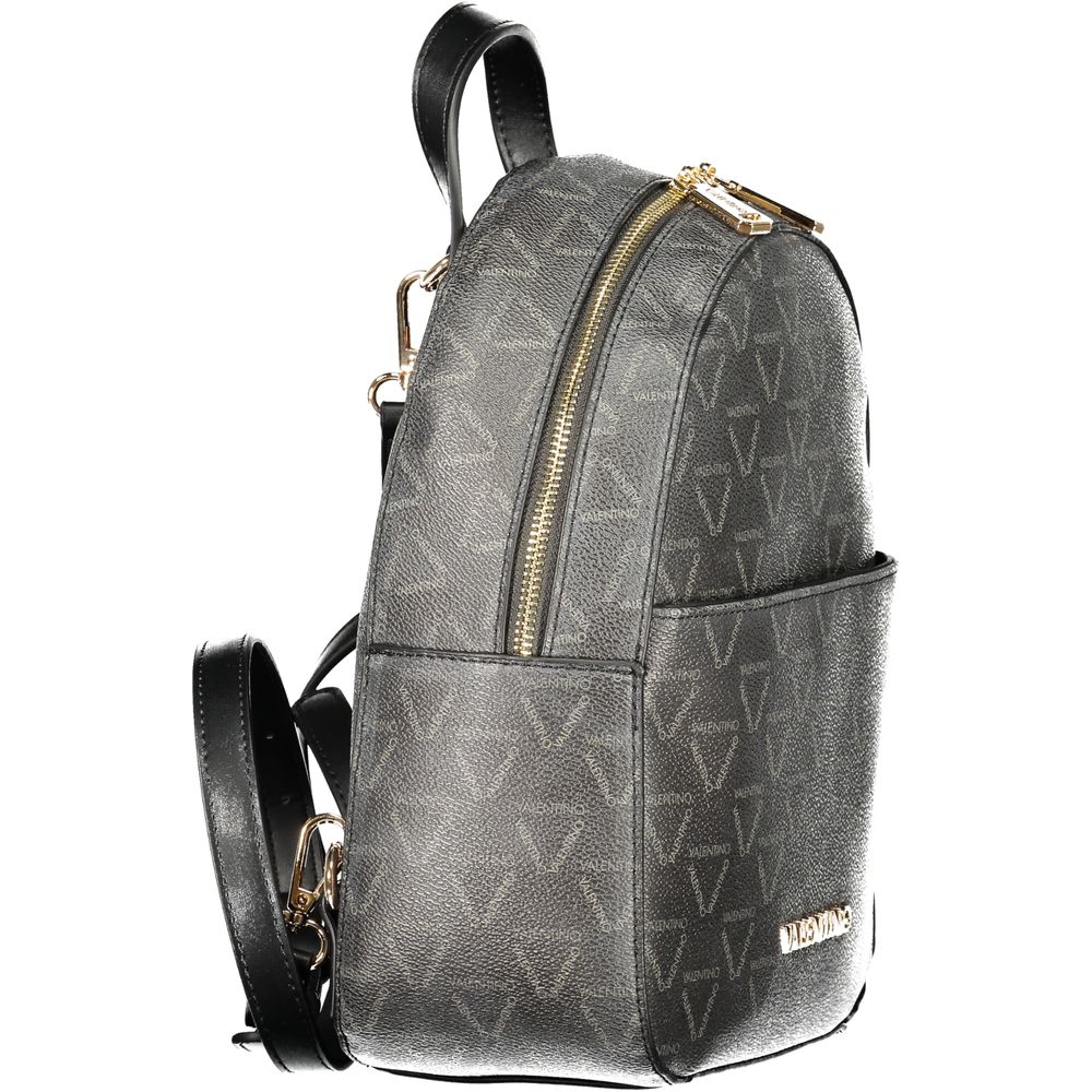 Sac à dos femme en polyuréthane noir Mario Valentino