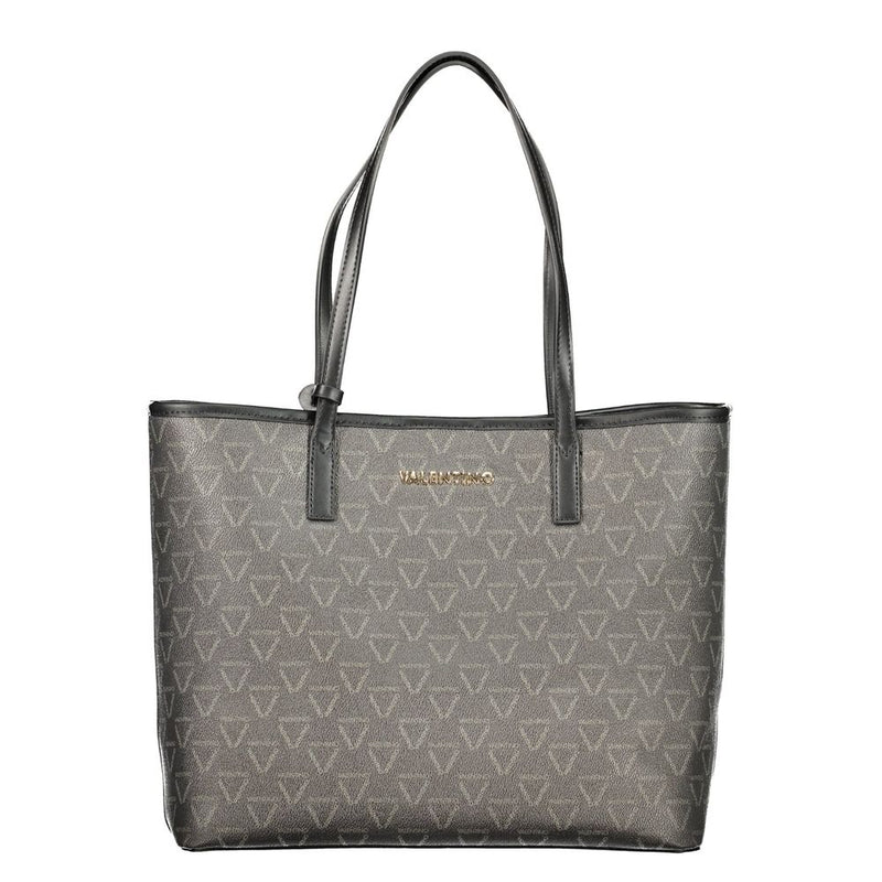 Mario Valentino Black Polyurethane Women's Bag