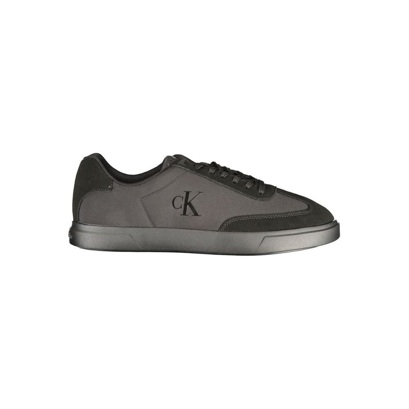 Calvin Klein Black Polyester Men's Sneaker