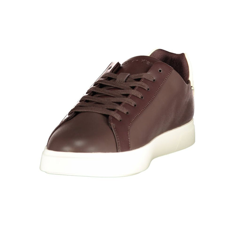 Calvin Klein Brown Polyurethane Men's Sneaker