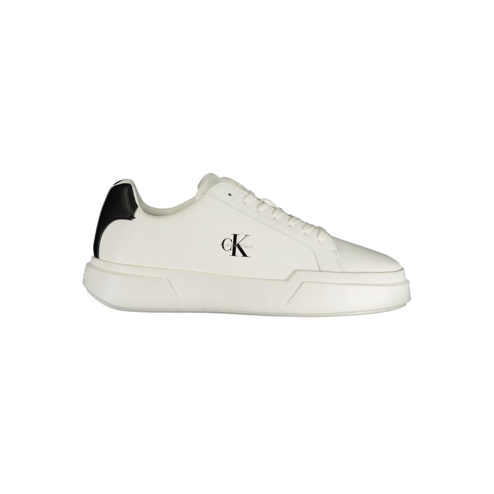 Baskets pour Femme en Polyuréthane Blanc Calvin Klein