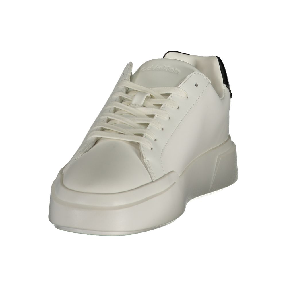 Baskets pour Femme en Polyuréthane Blanc Calvin Klein